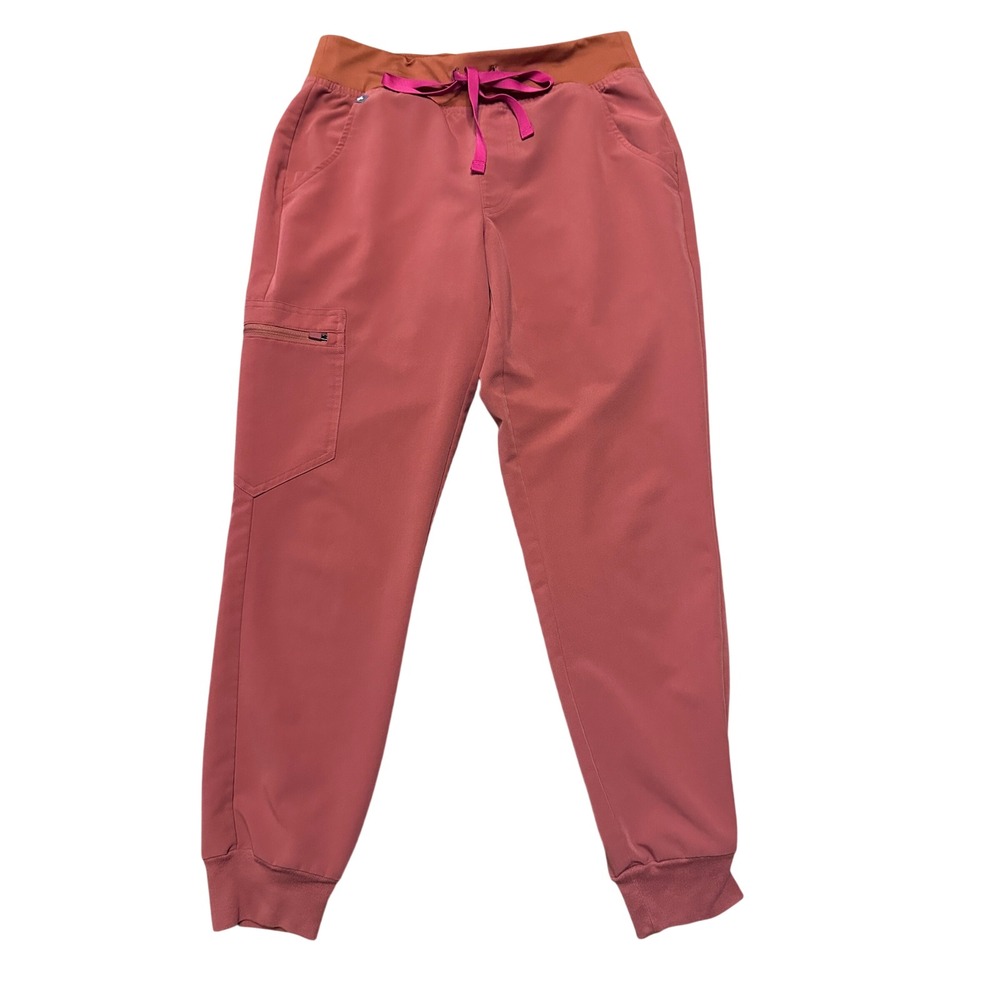 Figs‎ Zamora Jogger Scrub Pants TERRACOTTA XS Petite